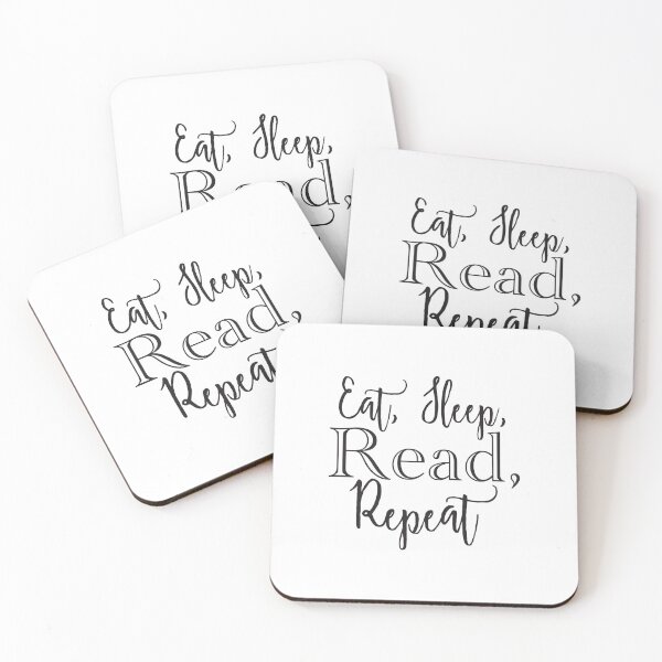 Item preview, Eat, Sleep, Read, Repeat designed and sold by BelleWoodStudio.