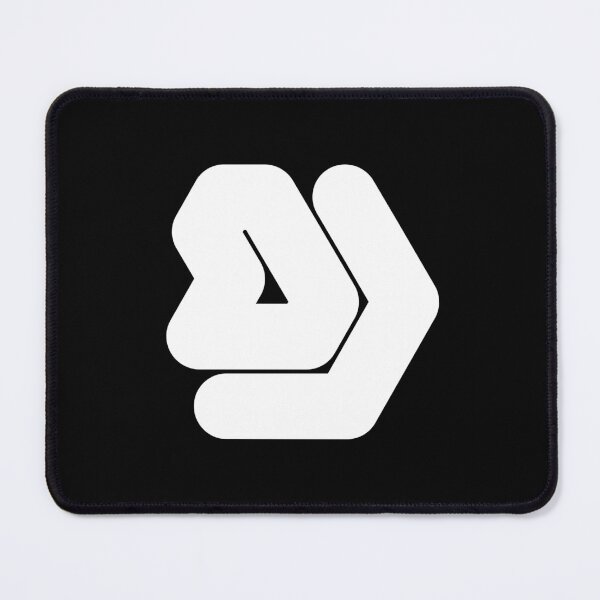 Item preview, Abstract hexagonal geometric: White Uppercase Letter D designed and sold by SnedLab.