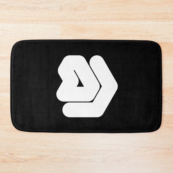 Item preview, Abstract hexagonal geometric: White Uppercase Letter D designed and sold by SnedLab.