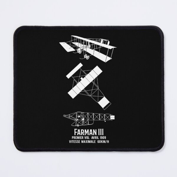Item preview, Farman III French Plane Henry Farman 1909 Biplane Infographic Diagrams designed and sold by MilitaryMart.