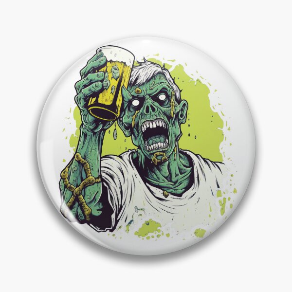 Item preview, funny cartoon zombies with beer glasses in halloween designed and sold by torapril .pod@gmail.com.