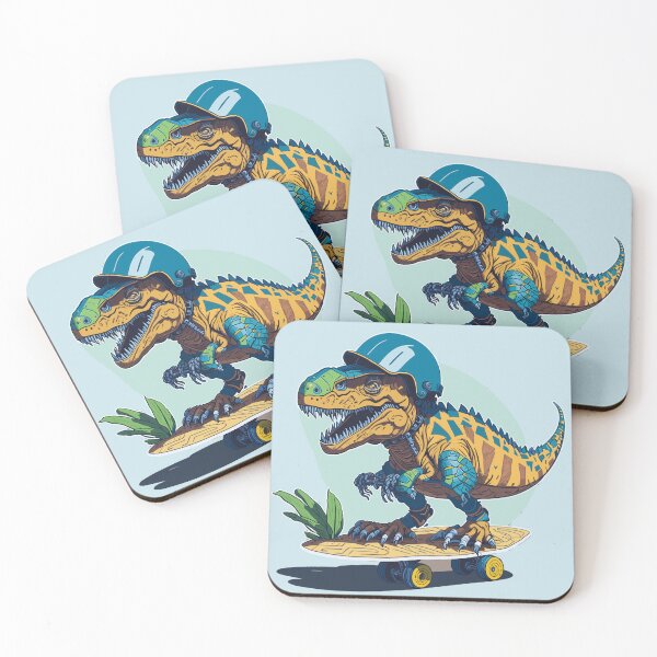 Item preview, dinosaur on skates III designed and sold by Lion-ZG21.