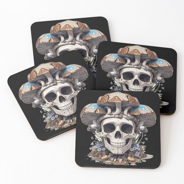Item preview, Psilocybe Cubensis Skull  designed and sold by TrendyPalette.