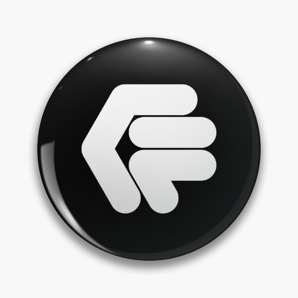Item preview, Abstract hexagonal geometric: White Uppercase Letter F designed and sold by SnedLab.