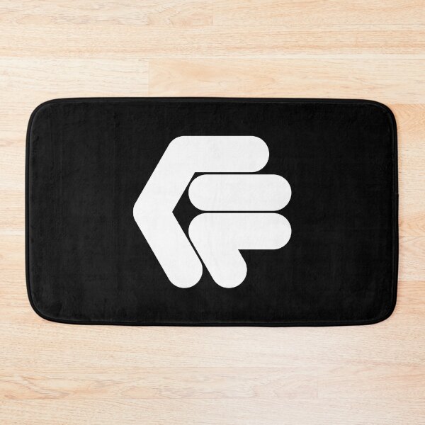 Item preview, Abstract hexagonal geometric: White Uppercase Letter F designed and sold by SnedLab.
