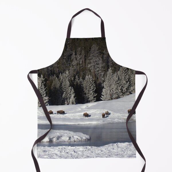 Item preview, Bison on the Madison River. Yellowstone designed and sold by Gilby-Designs.