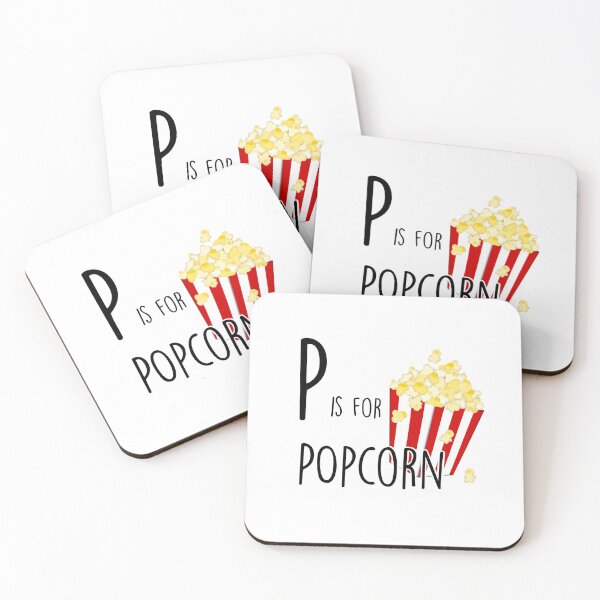 Item preview, P is for popcorn designed and sold by Midwestmama94.