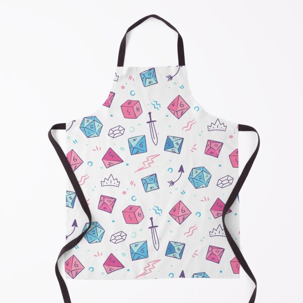 Item preview, D&D Dice Pattern Cute Pastel Colors designed and sold by sunburstrpg.