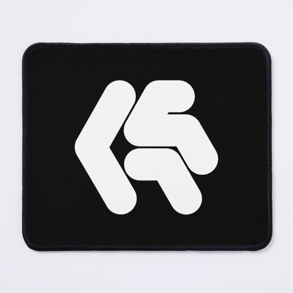 Item preview, Abstract hexagonal geometric: White Uppercase Letter K designed and sold by SnedLab.
