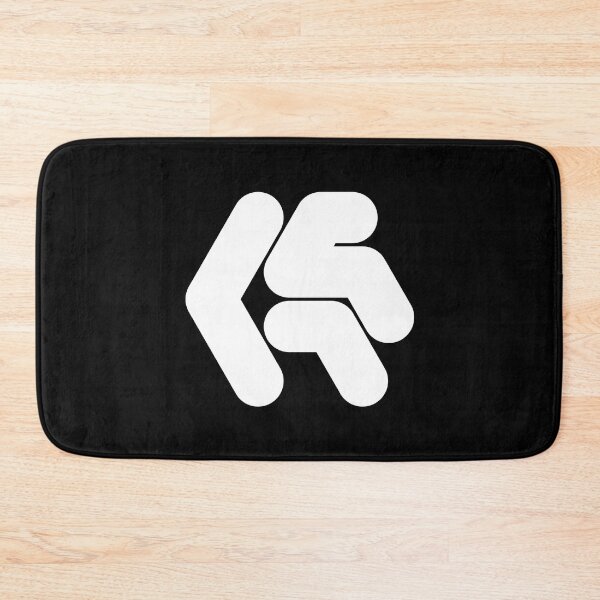 Item preview, Abstract hexagonal geometric: White Uppercase Letter K designed and sold by SnedLab.