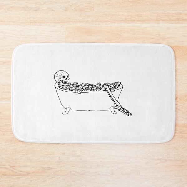 Item preview, Skeleton in bathtub filled with money, captionless designed and sold by kougan.