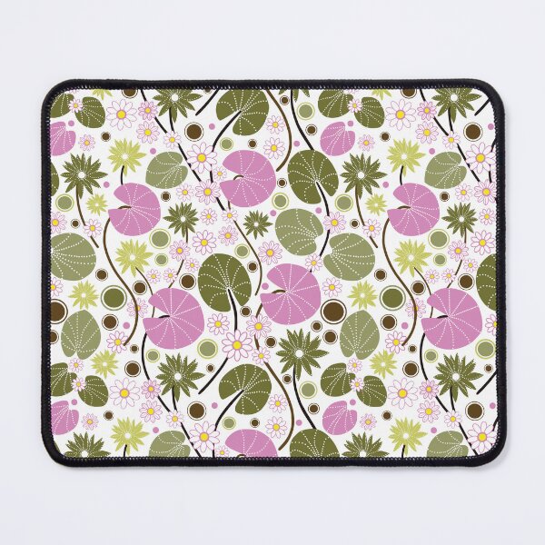 Item preview, Water Lilies Pink/Green/Yellow designed and sold by Tevi Woehl.