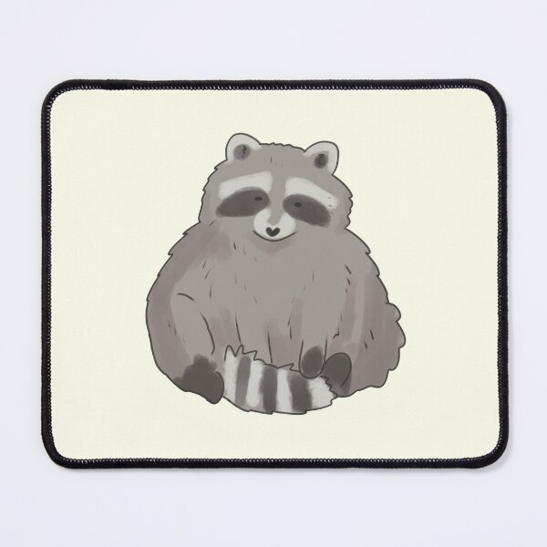 Item preview, Clubby raccoon art designed and sold by Mayarart.
