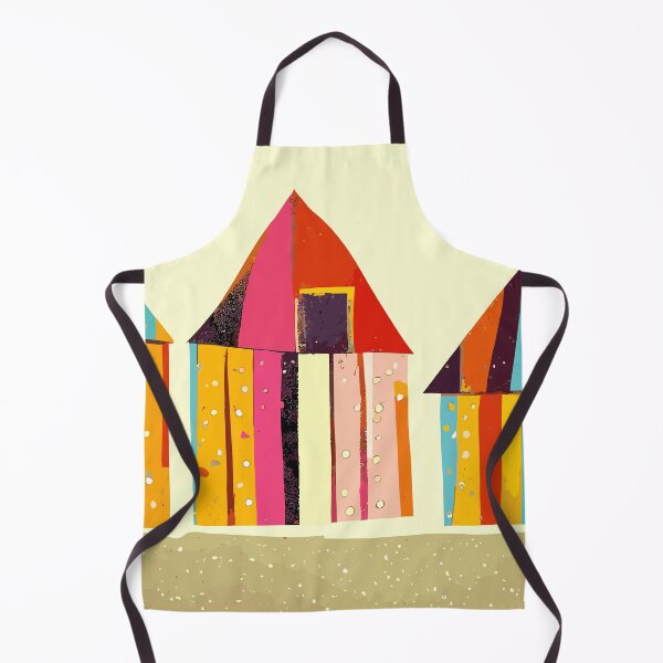 Item preview, Colourful retro beach huts designed and sold by SamJanner.