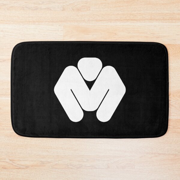 Item preview, Abstract hexagonal geometric: White Uppercase Letter M designed and sold by SnedLab.