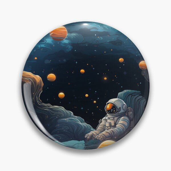 Item preview, Astronauts Floating in Space designed and sold by EvokeArtisan.
