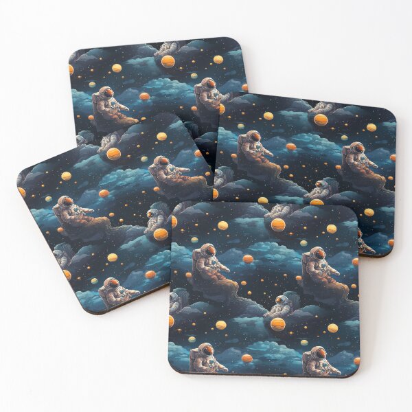 Item preview, Astronauts Floating in Space designed and sold by EvokeArtisan.
