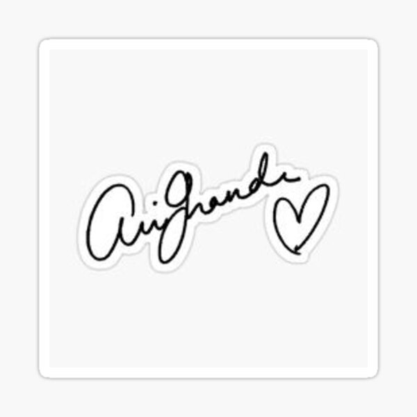 Item preview, ariana signature designed and sold by Milenaxss.