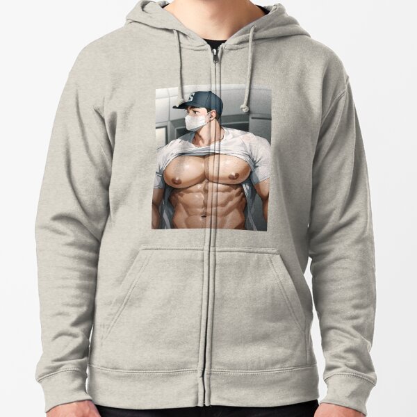 Bara Tiddies Barazoku Sexy Gay Male Art Erotic Bulge Yaoi Sweatshirt