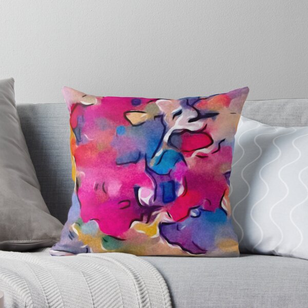 Item preview, Pastel garden with coordinating abstract floral print designed and sold by Susan Gallup.