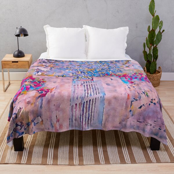 Item preview, Pastel garden with coordinating abstract floral print designed and sold by Susan Gallup.