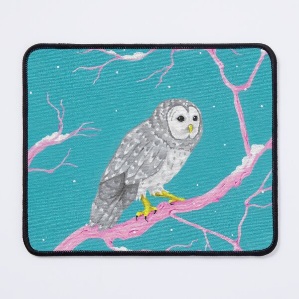Item preview, Barred Owl in Bright Winter designed and sold by sweetunkindness.