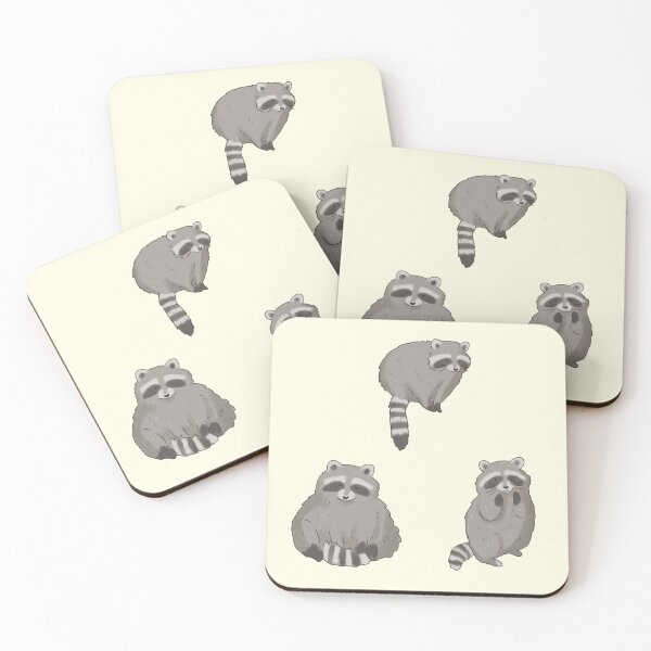 Item preview, Raccoon illustration pack  designed and sold by Mayarart.