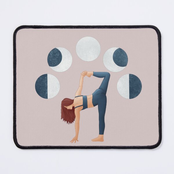 Item preview, Half Moon Pose designed and sold by HazelNAmethyst.