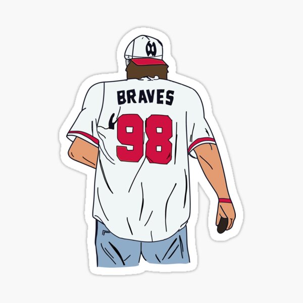 Fear The Chop Funny Braves Atlanta Baseball Quote' Sticker