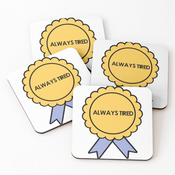 Item preview, ALWAYS TIRED Gold Medal designed and sold by IchigoRose.