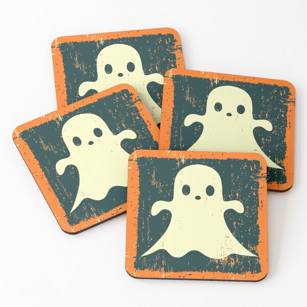 Item preview, Grunge Halloween Little Retro Ghost designed and sold by SamJanner.