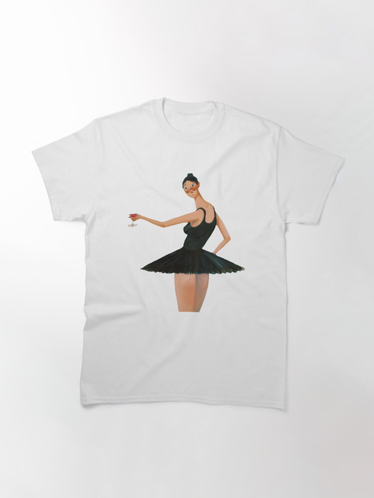 Thumbnail 3 of 7, Classic T-Shirt, Kanye west My Beautiful dark twisted fantasy ballerina graphic designed and sold by the-wire.