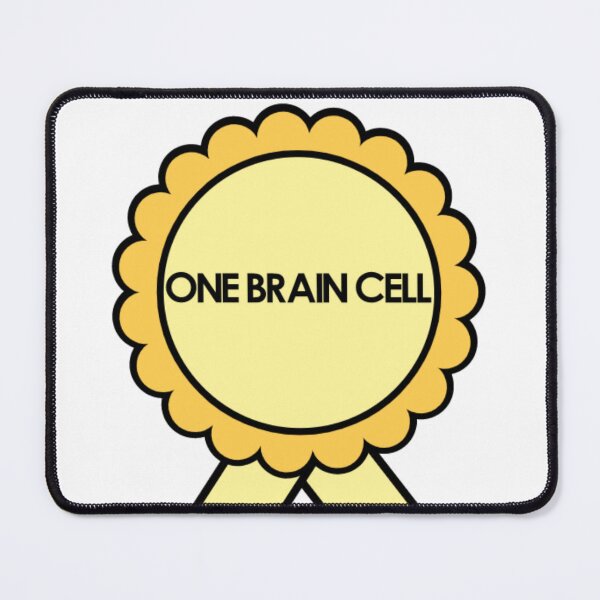 Item preview, ONE BRAIN CELL Gold Medal designed and sold by IchigoRose.