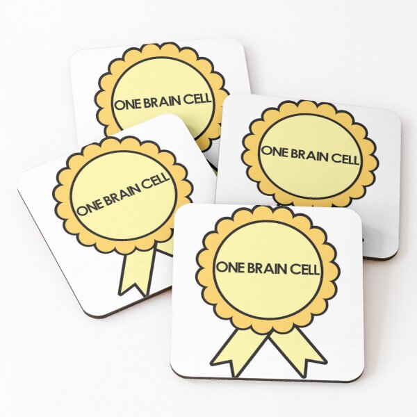 Item preview, ONE BRAIN CELL Gold Medal designed and sold by IchigoRose.