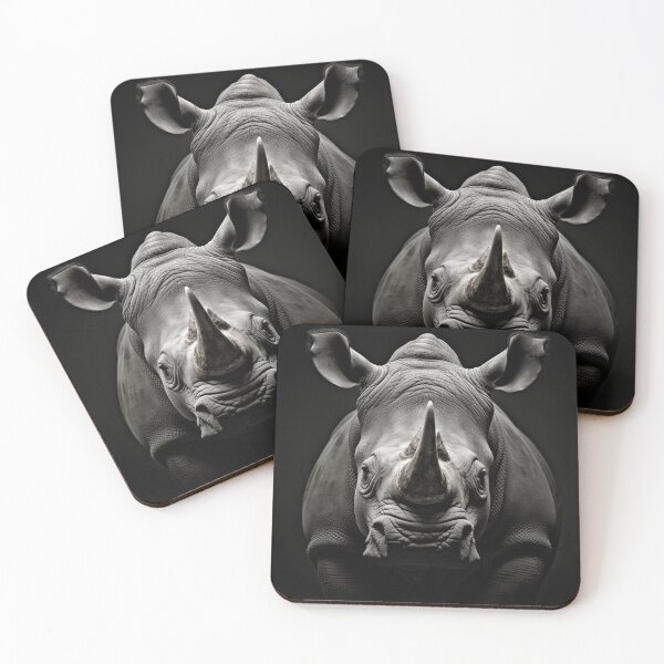 Item preview, African Wildlife Collection: Majestic Rhino Art Print designed and sold by BeerBot.