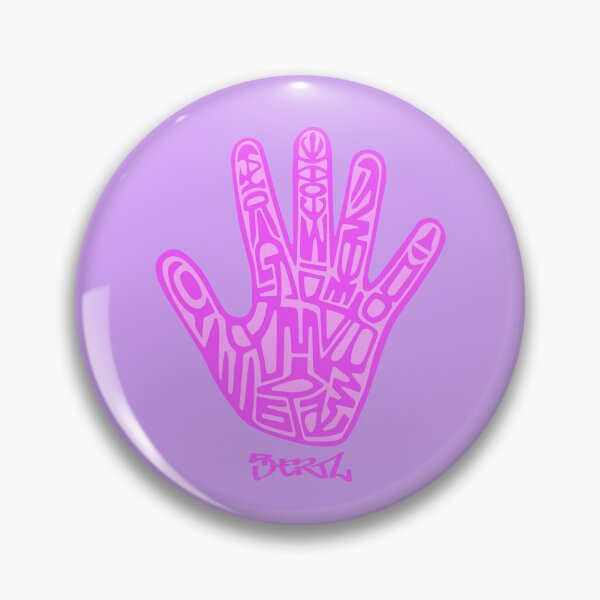 Artikelvorschau, 5 HERTZ. HAND. ABSTRAKT. Stammes. ROSA. entworfen und verkauft von 5hertz.