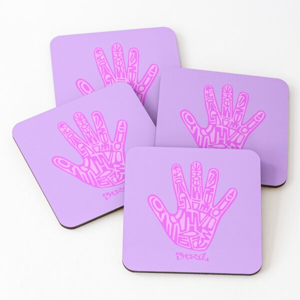 Artikelvorschau, 5 HERTZ. HAND. ABSTRAKT. Stammes. ROSA. entworfen und verkauft von 5hertz.
