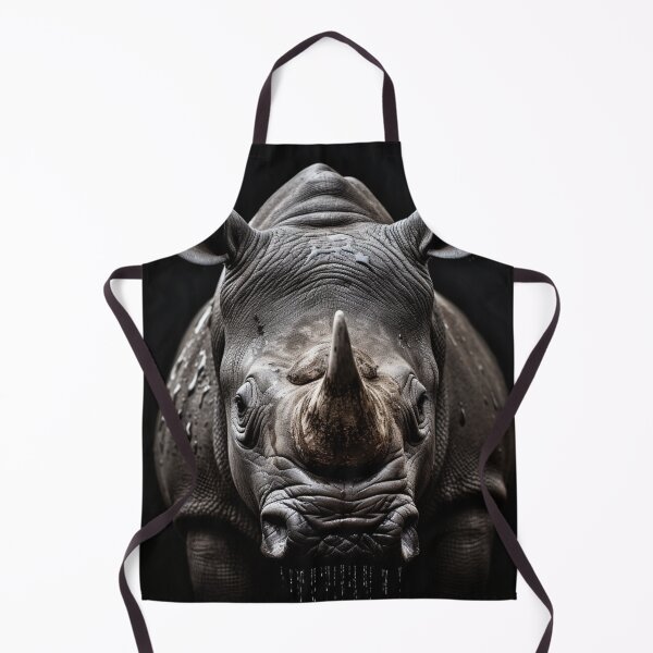 Item preview, African Wildlife Collection: Majestic Rhino Art Print designed and sold by BeerBot.