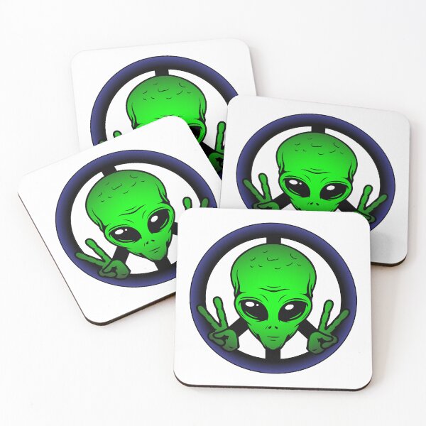 Item preview, Alien Peace (Blue) designed and sold by 223 Digital Art.