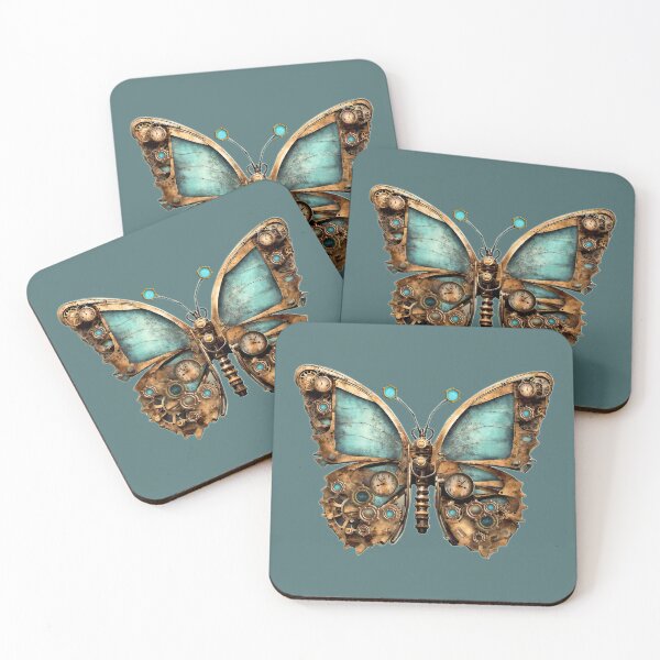 Item preview, Post Apocalyptic Steampunk Butterfly designed and sold by Retro Art Factory.
