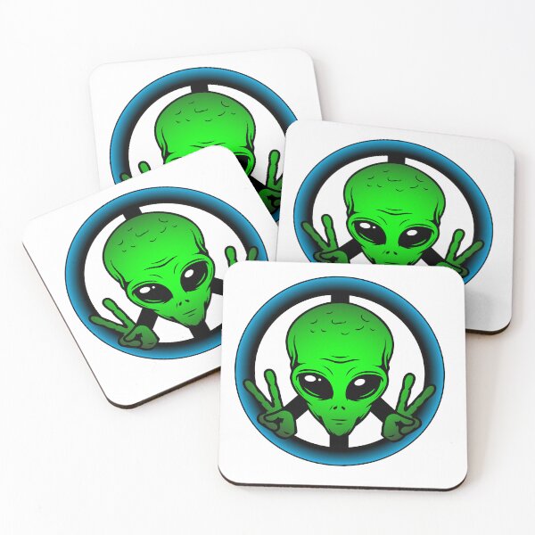 Item preview, Alien Peace (Teal) designed and sold by 223 Digital Art.