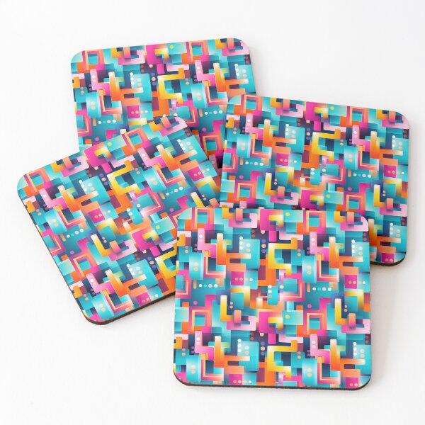 Item preview, Bright Geometric Patterns designed and sold by EvokeArtisan.