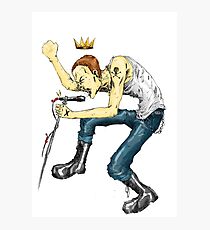 Punk rock king Photographic Print