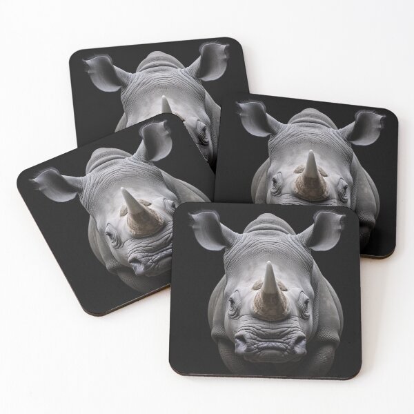 Item preview, African Wildlife Collection: Majestic Rhino Art Print designed and sold by BeerBot.
