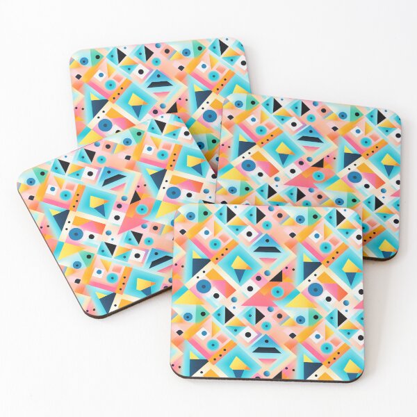Item preview, Bright Abstract Shapes designed and sold by EvokeArtisan.