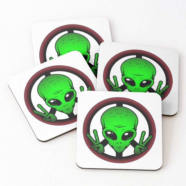 Item preview, Alien Peace (Red) designed and sold by 223 Digital Art.