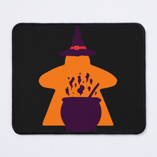 Item preview, Witchy Meeple Brew - Halloween gift for board game lover. Meeple with witch costume designed and sold by Zanda-Nerd-Shop.