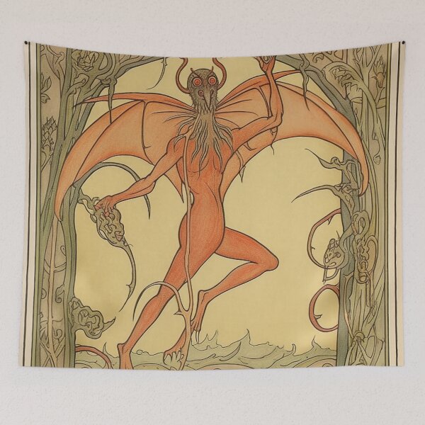 Item preview, Jersey Devil fantastic creature designed and sold by ComicsFactory.