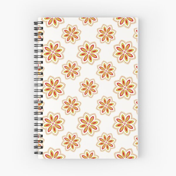 Artikelvorschau, Boho floral pattern orange entworfen und verkauft von Midwestmama94.