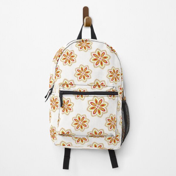 Artikelvorschau, Boho floral pattern orange entworfen und verkauft von Midwestmama94.